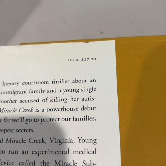 Miracle Creek Hardcover Book.  Novel.  By Angie Kim - Picture 7 of 8